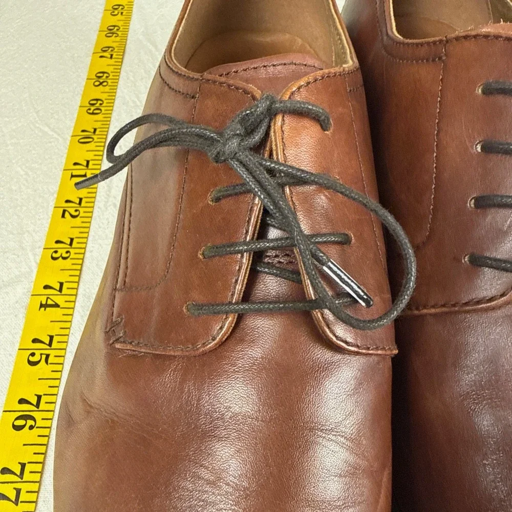 Aldo Derby Shoes Men Size 13 Brown Classic Leather Lace Formal Business Casual
